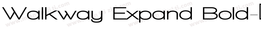 Walkway Expand Bold字体转换